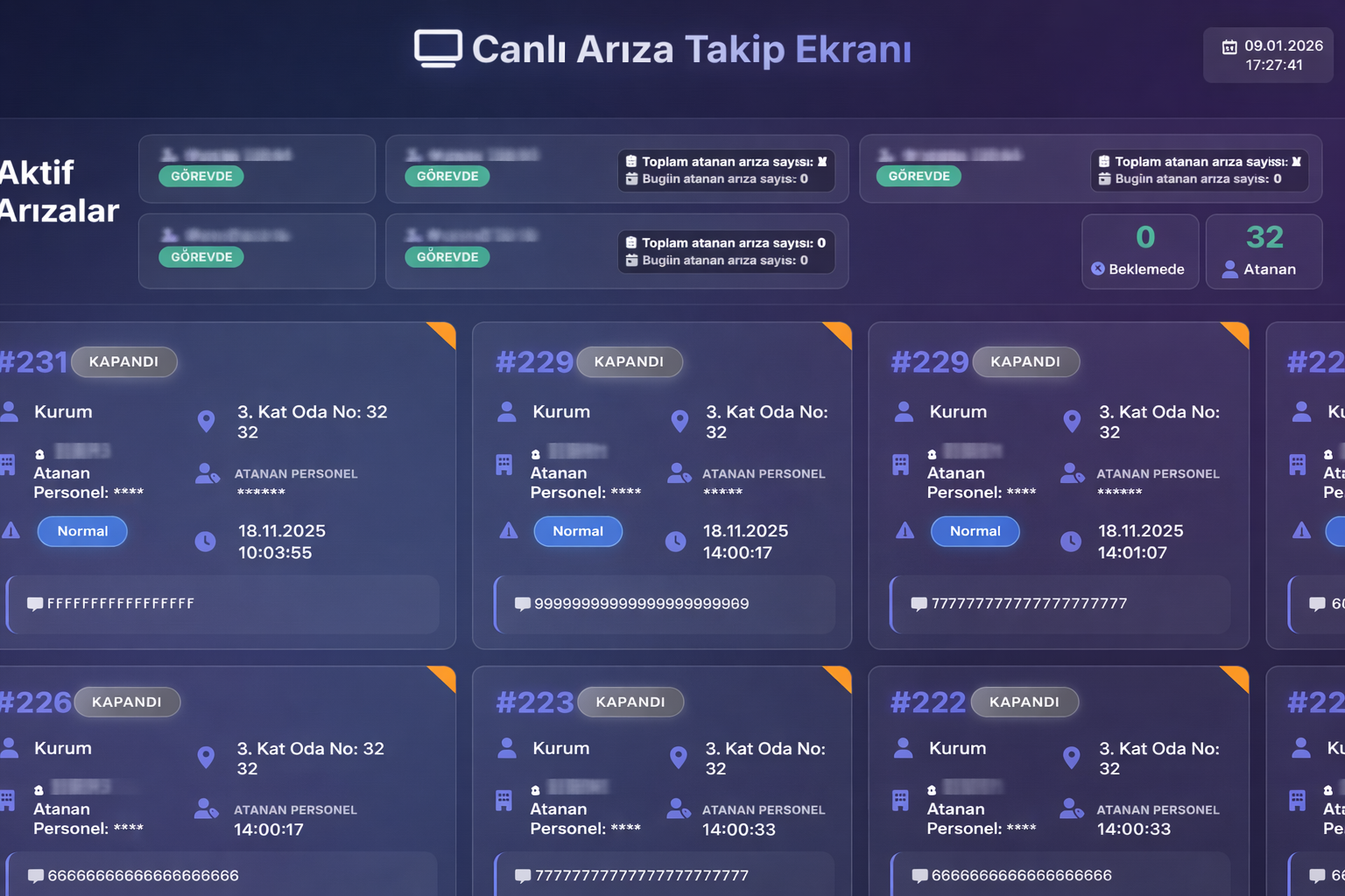 Arıza Takip Sistemi v3